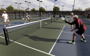 Tennis-like game picking up steam with seniors