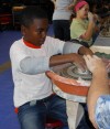 Working with clay