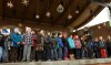 Central Elementary students sing in Valparaiso
