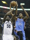 Grizzlies take 2-1 lead beating Thunder 87-81