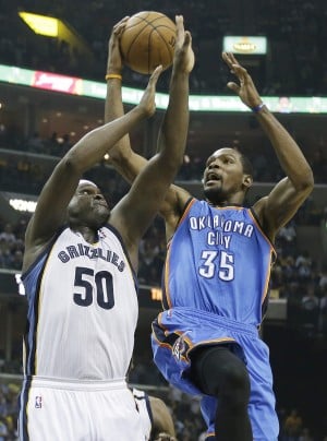 Grizzlies take 2-1 lead beating Thunder 87-81