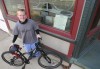 Disabled man receives new bicycle