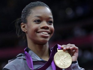 Spend a golden moment with gymnast Gabrielle Douglas