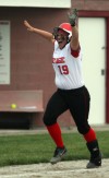 Portage's Haley Hodges scores the eventual game-winning run on her sixth-inning home run Tuesday in the Class 4A Portage Regional championship.
