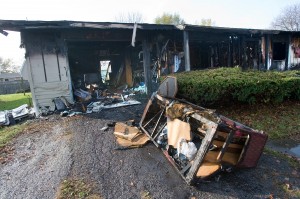 Fire destroys Union Township home