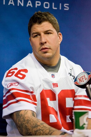Hoosier, Illini players bond on Giants O-line