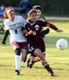 Nelly Alvarez scores on an open goal