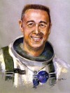 Astronaut lands on governor's wall