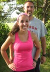 Emily and Mike DeFries, Hebron cross country