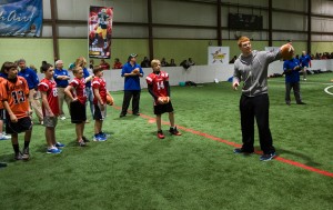 Region kids show their stuff at Pop Warner clinic