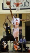Lew Wallace's Devin Harris, West Side's Tyrell Bullock