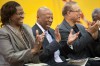Bernard Watson visits his namesake school
