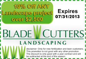 10% Landscaping Service Coupon