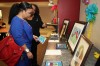 Bidding on youth artwork