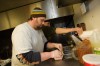Valpo High grad feeding hungry football fans at Super Bowl XLVI