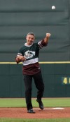 Former Blackhawks star Denis Savard visits The Steel Yard