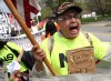 Protestors rally in Crete against plans for detention center
