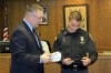 Officer 1st Class Brad Smith named February Employee of the Month