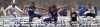 Thornton's Tifonte Hunt, center, wins a preliminary heat in the 110-meter high hurdles