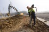 Valpo roundabout construction