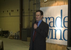 TradeWinds hosts symbolic groundbreaking at future facility in Hobart