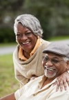 Senior African American couple