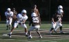 Mount Carmel's Joe Pavlik punts during a Monday practice