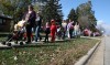 Halloween costumes on parade