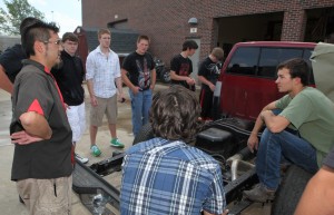 Body shop owner mentors high schoolers, helps them rebuild truck