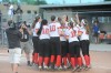 Portage's softball celebrates after winning the Class 4A state championship 2-0 over Franklin Central on Saturday night at Indianapolis Ben Davis High School.