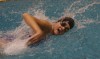 Hobart's Christine Bigbie swims the 50-yard freestyle 