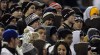 A Mount Carmel fan takes a yawn
