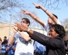 Bloom Twp. cheers as team heads for Peoria