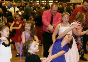 Dancing the night away with daddy