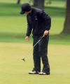 Andrean's Jack Musgrave looks away after missing a short putt on the front nine Friday afternoon at the Uebele Invitational.