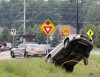 Camaro hits Porter County Sheriff's Department squad car