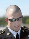Highland soldier returns from fourth tour of duty to avenue of flags, thanks