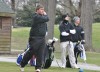 Chesterton's Brandon Martin watches his drive on No. 10 Saturday 