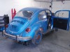 Beetle drives steelworkers to help out co-worker