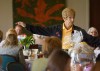 Patricia Koch speaks at Michigan City Chamber