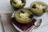 A creamy broccoli soup with no cream or butter