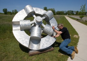 Gallery: Art Walk sculptures installed