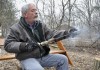 Nature center visitors tap maple trees