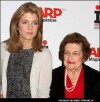 Caroline Kennedy and Helen Thomas