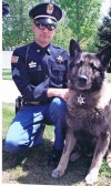 Police dog dies after injury
