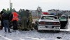 C.P. officer, suspect injured in crash  