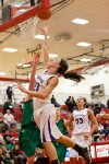 Hobart's Kara Cooke is fouled as she puts up a shot during Wednesday's game.