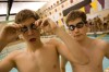 Chesterton swimmers and twins Aaron and Ethan Whitaker
