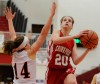 Crown Point's Courtney Kvachkoff, LaPorte's Kelsey Sule