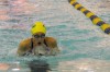 Highland sophomore swimmer Lindsey Stockton leads by example